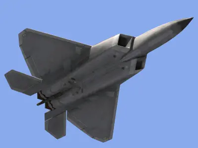 F22 Raptor Fighter Jet 3D model
