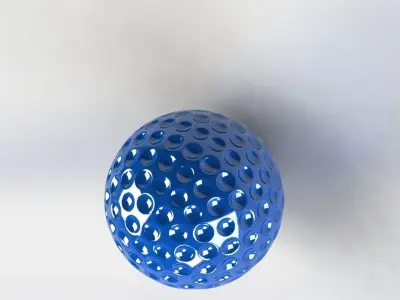 golf ball 3D model purchase