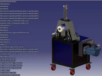 Pipe Bender Electric 3D model