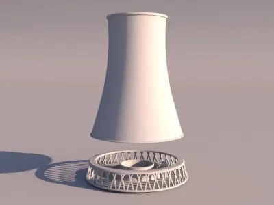 Power Plant for 3D print 3D print model