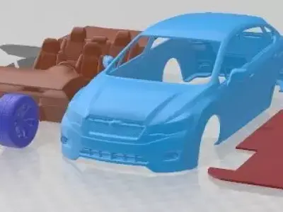 Subaru Impreza XV Crosstrek 2013 Printable Car  3D print model