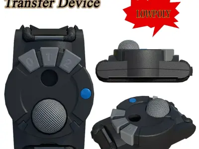 FMA Voice Activated Reaction Transfer Device Tactical PBR Low-poly 3D model