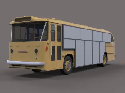 Gate bus from movie Mad Max 2 3D model