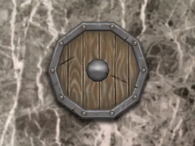 Fantasy Armory - Basic Shield Collection Vol01 Low-poly 3D model