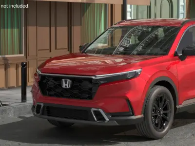 2025 Honda CR-V Red Rigged for Cinema 4D 3D model