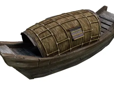 Fish Boat 3D model