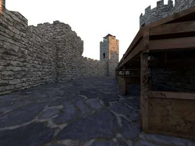 stronghold 3D model