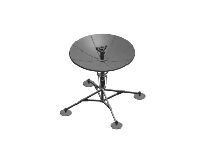 military antenna 3D model buy