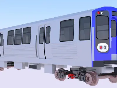 Chicago and Washington metro trains 3D Model Pack