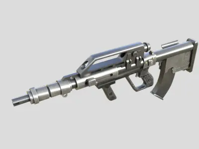 M64C-gun model 3d game ready model Low-poly 3D model Low-poly 3D model