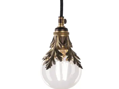 Brass pendant light Poli SKU 6016 Free 3D model