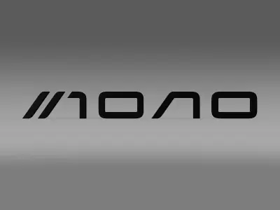mono logo 3D model by Sergey