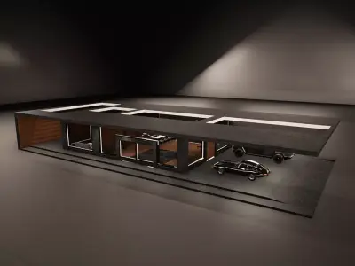 Stealth Cyberhouse Free 3D model