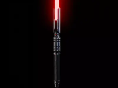 Cal Kestis lightsaber 4K textures  Low-poly 3D model