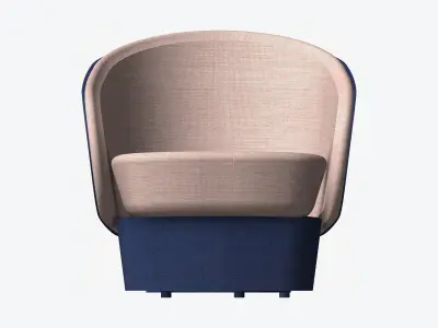 Furniture - Seating - Contemporary - Right Low-poly 3D model