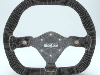 Steering Wheel Sparco P310 3D model