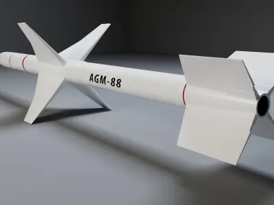 AGM-88 Missile 3D model