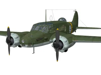 Avro Anson Mk1 early 3D model buy