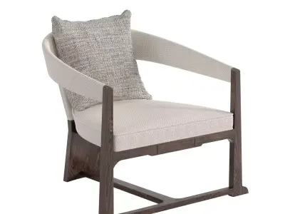 Antique Chair B - Unknown Manufacturer 3D model