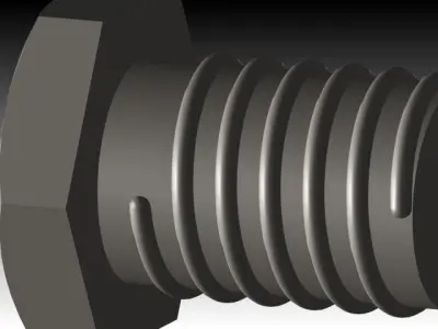 bolt screw Free 3D model purchase