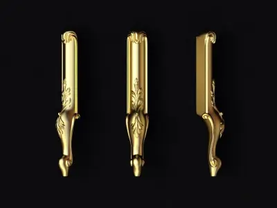 leg High quality 3d models for processing on a cnc machine 3D model