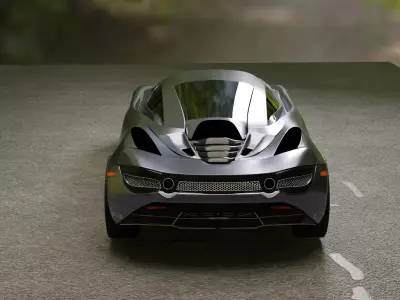 Car replica 3D model