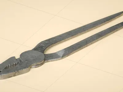 hardware-tools vise hardware Low-poly 3D model