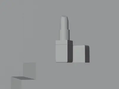 Lipstick 3D Model and Scene 3D model