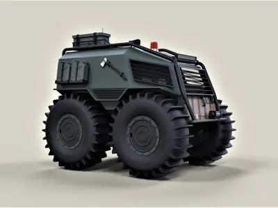 SHERP Ultimate survival machine for zombie apocalypses 3D model