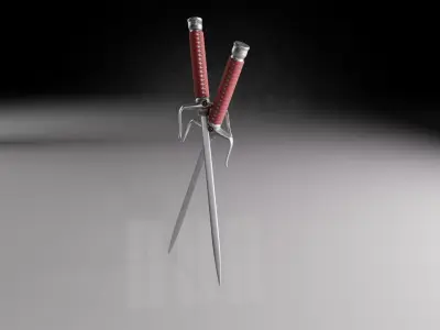 sai weapom 3D model
