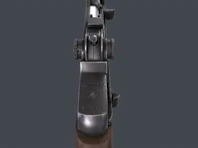 M14 rifle Low-poly 3D model buy