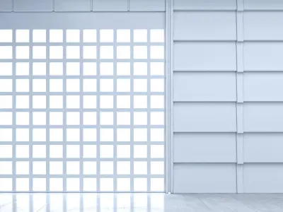 Hangar - Warehouse interior 04 3D model