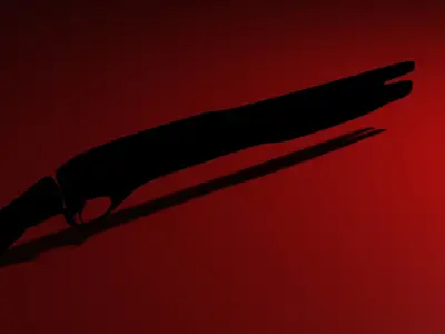 Shotgun badge Free low-poly 3D model