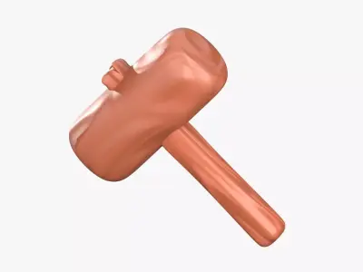 Hammer 3D Illustration 3D model