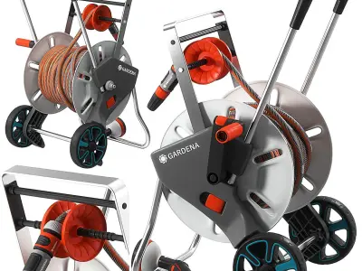AquaRoll Easy Metal Set by Gardena 3D model
