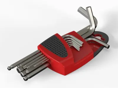 Allen Key Wrench 3D model