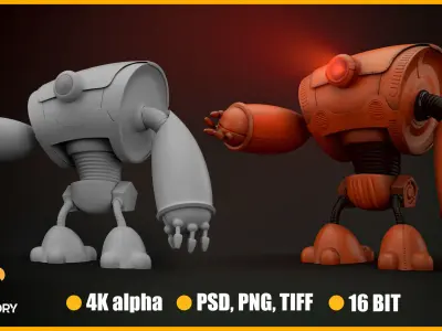309 Hardsurface Alpha 3D model