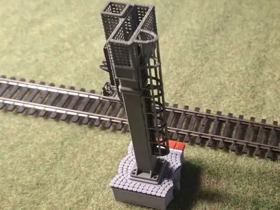 Deutsche Bahn Single Signal Bridge Mod2 1-87 FDM color 3D print model