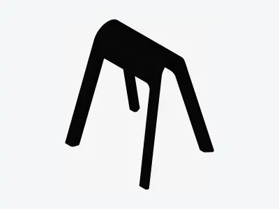 Stool - Worksmart Low-poly 3D model
