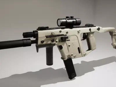 Vector kriss Low-poly 3D model