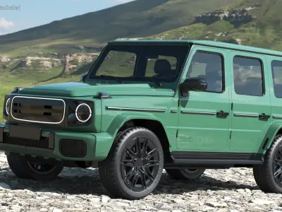  Luxury Electric Off Road Green SUV 