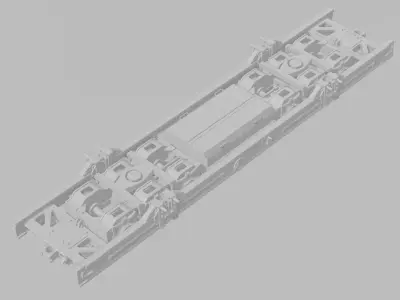 Train Carriage Transporter Tw7 1-87 H0e model view only FREE Free 3D print model