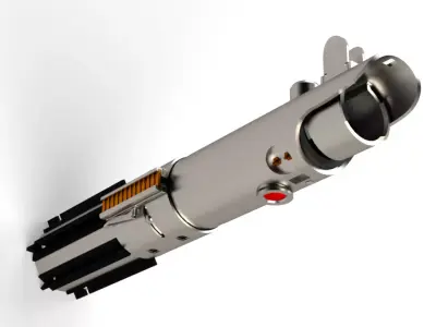 Anakin Skywalker Replica Lightsaber Hilt - 3D Printable to Scale 3D print model