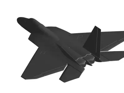 Lockheed Martin F-22 Raptor 3D model buy
