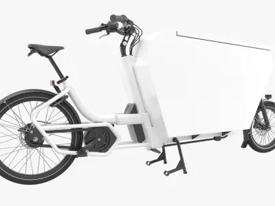 Urban Arrow Large Cargo White 3D model