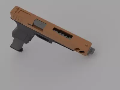 Glock 18c Free 3D model