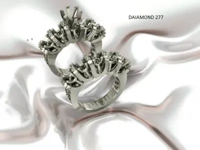 40 MODERN DIAMOND RING FOR WOMENS IN TURKEY DESIGNS 3DM DETAILS 3D print model