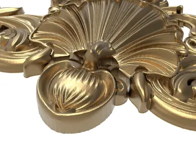 decorative pattern ready for 3D printing 3D model 70