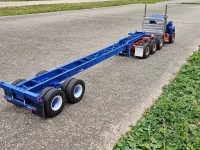 1 14 Scale RC Truck Trailer and Container Box 3d print 3D print model