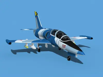 Aero Vodochody L-39C Albatross Russia 1 3D model